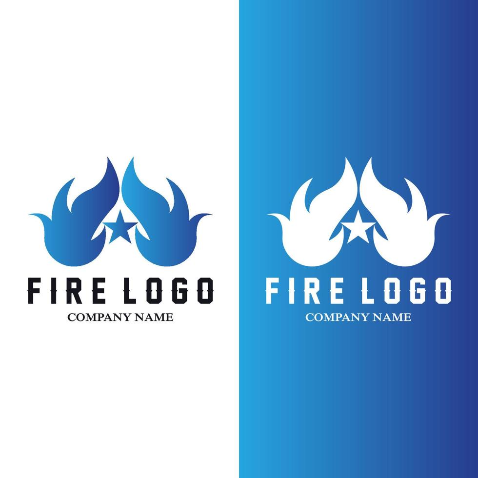 logotipo de vetor de ícone de fogo ardente vermelho, design retrô clássico