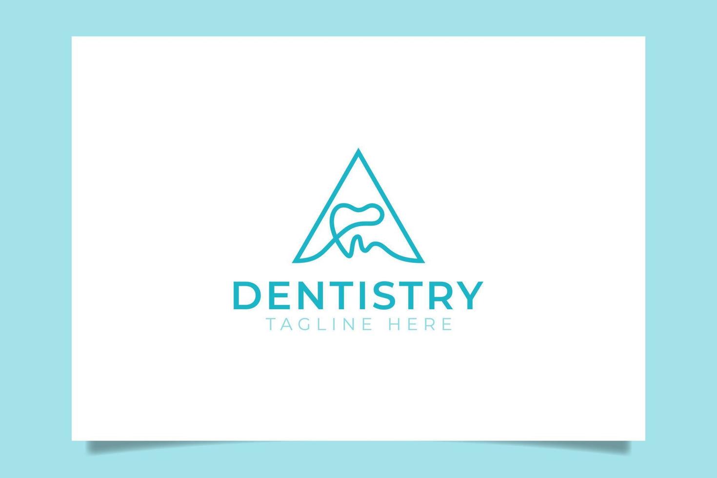 carta um logotipo de odontologia para qualquer negócio, especialmente para odontologia, odontologia, clínica, escritório, cirúrgico, atendimento odontológico, etc. vetor