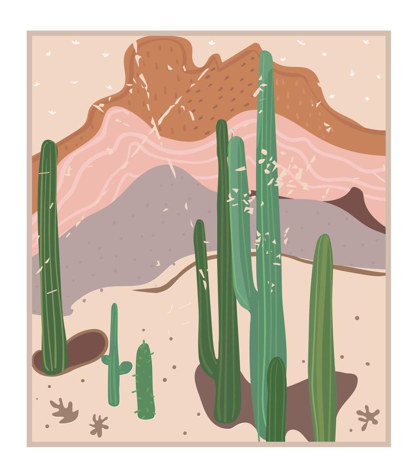 impressão gráfica no espírito do deserto do arizona para moda, web, publicidade, design. vetor