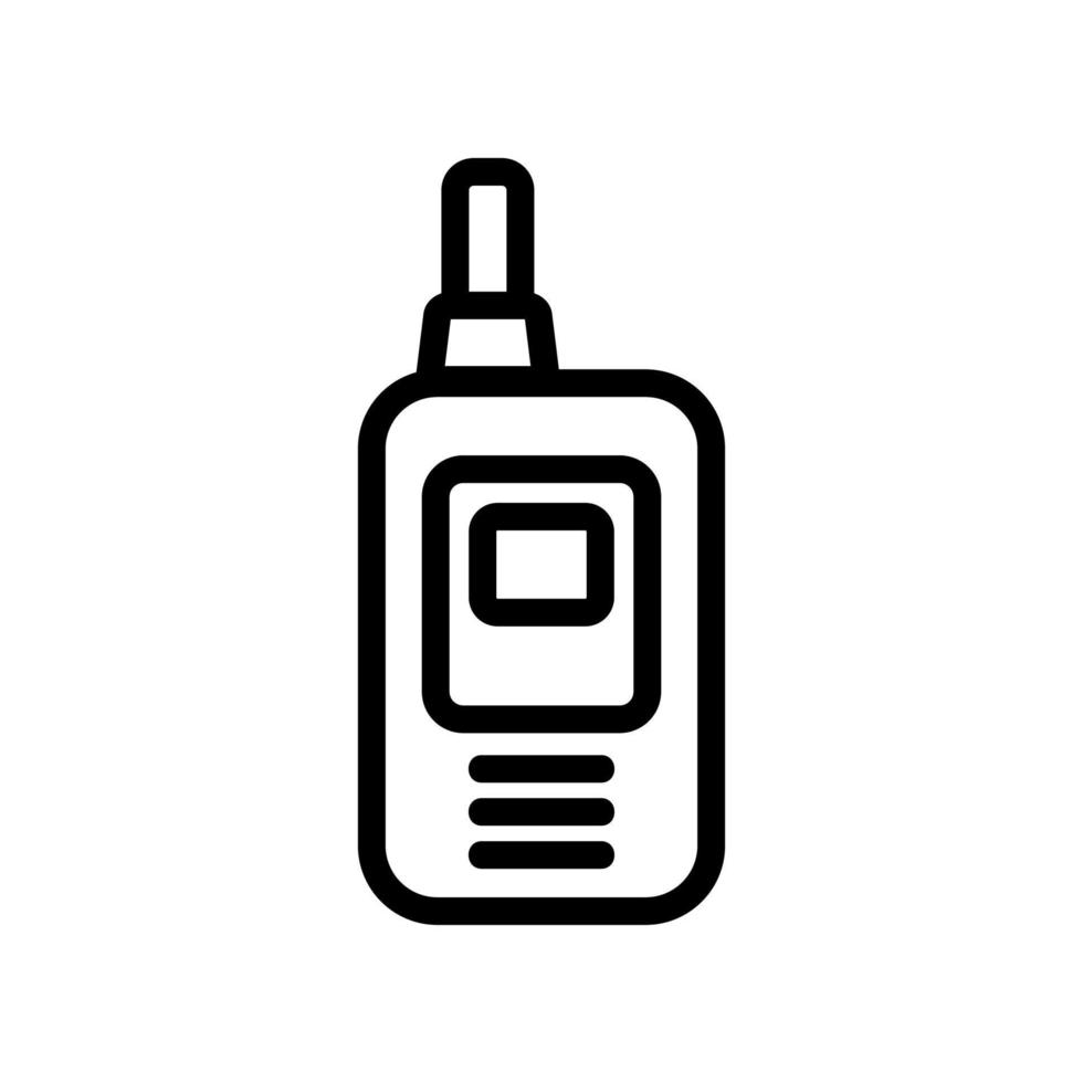 ilustração de contorno de vetor de ícone de repetidores de walkie-talkie