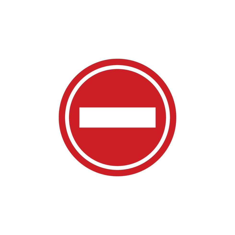 vetor de ícone de sinais de trânsito. ilustração vetorial de ícone de sinais de trânsito