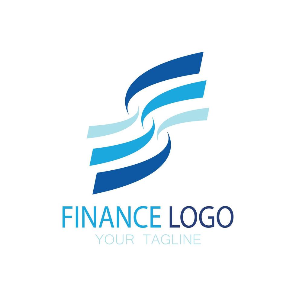 finanças de negócios e logotipo de marketing ilustração vetorial modelo de ícone design logotipo de contabilidade financeira com conceito de vetor moderno