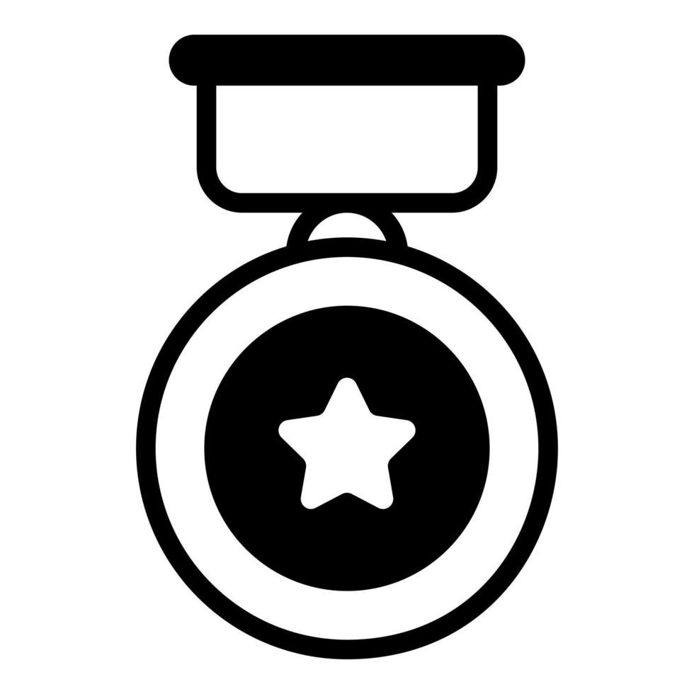 medalha, ícone de distintivo, ícone do dia da independência dos eua de design vetorial. vetor