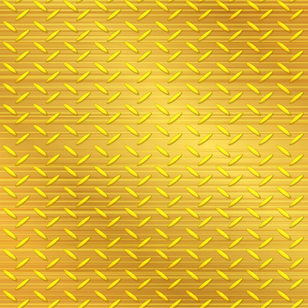 fundo de metal dourado textura perfeita. ilustração vetorial de um padrão metálico vetor