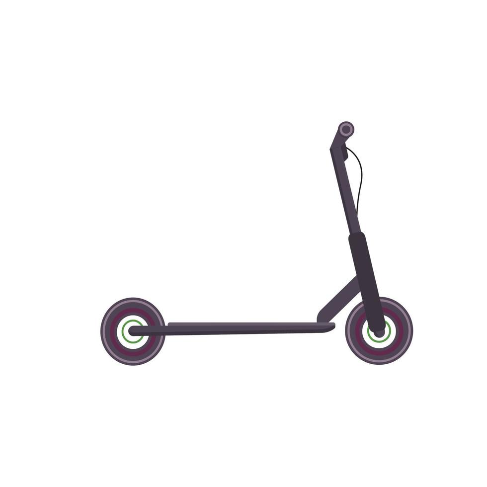 transporte. ícone de patinete elétrico. ilustração vetorial isolado. design moderno plano para página da web, banner. vetor