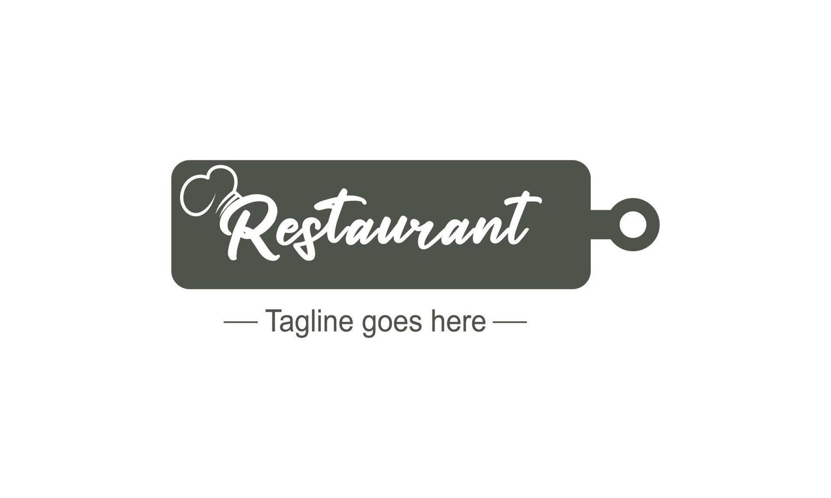 vetor de modelo de design de logotipo de restaurante