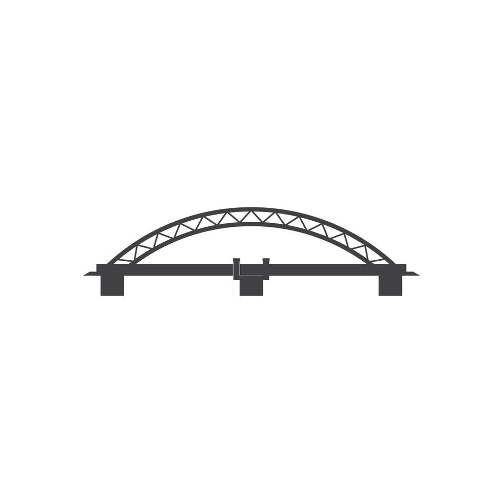 design de modelo de ilustração vetorial de ícone de ponte vetor