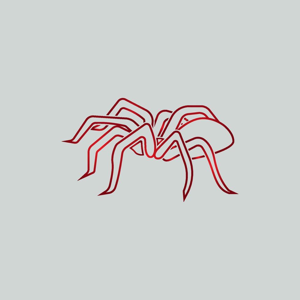 ícone de aranha. design de modelo de ilustração vetorial vetor