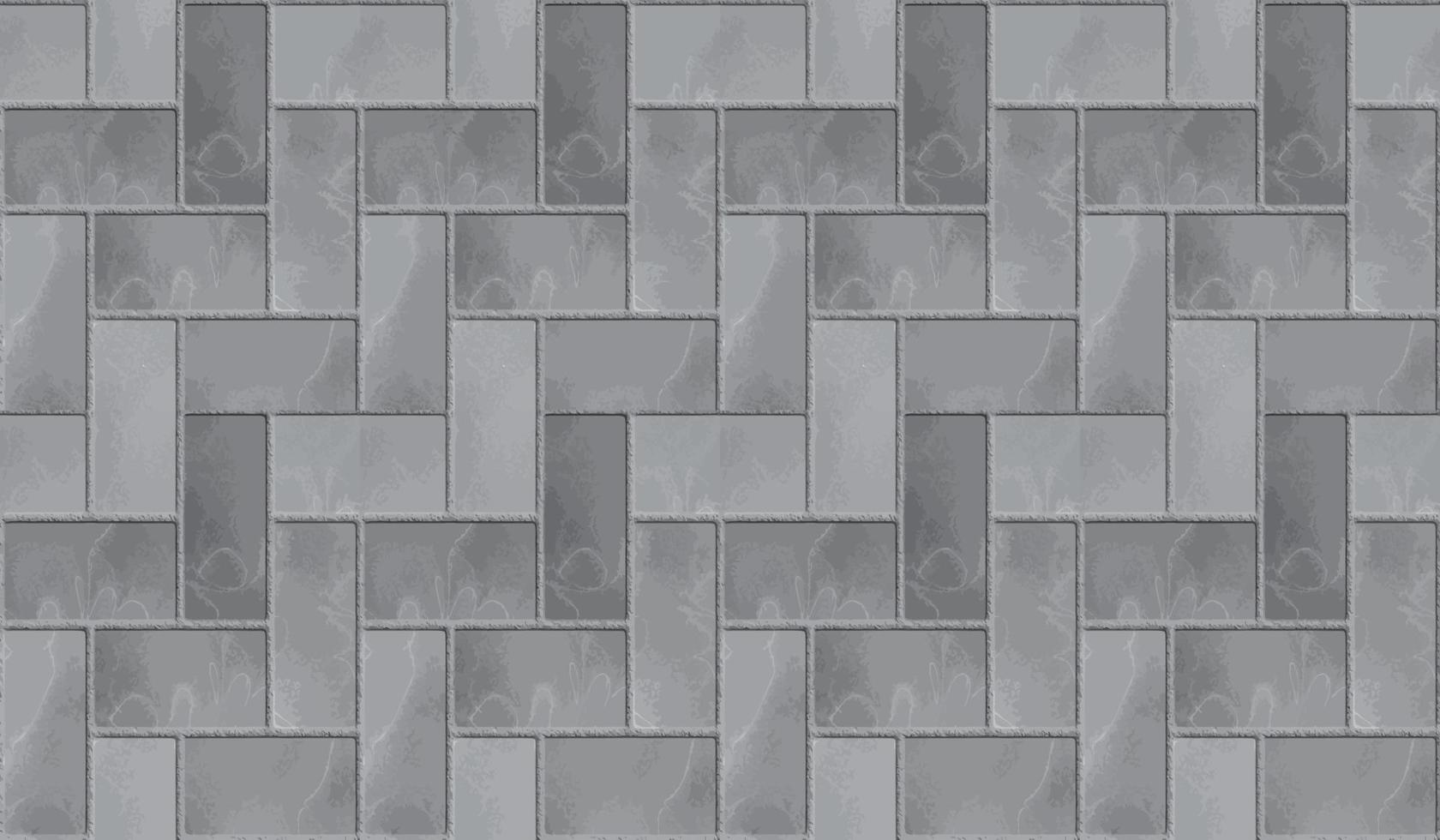fundo de vetor de textura de piso de azulejo preto e cinza