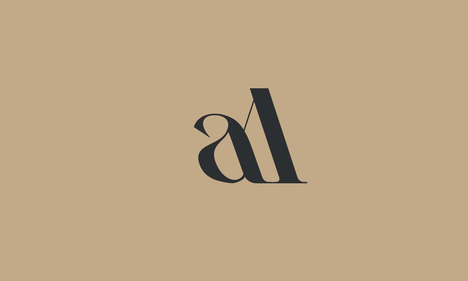 letras do alfabeto iniciais monograma logotipo an, na, a e n vetor