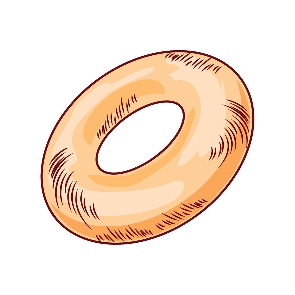 ícone de pão de donut vetor