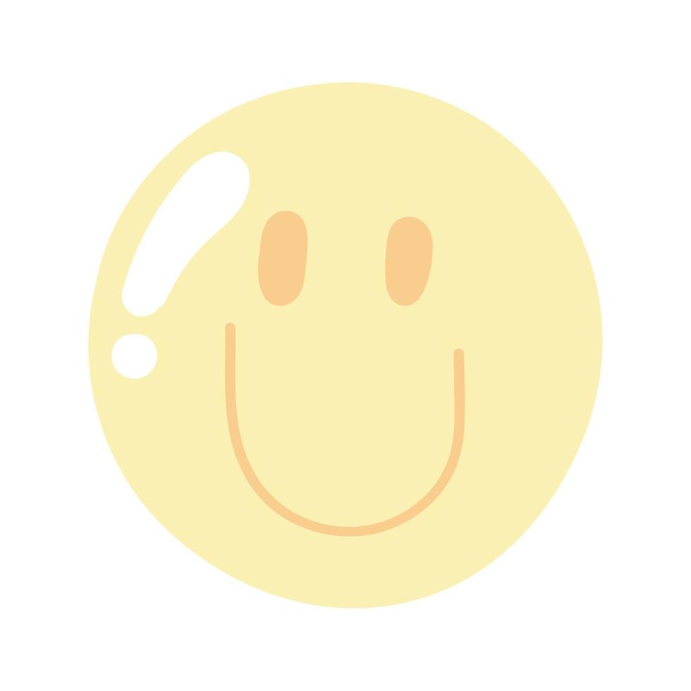 ícone de emoticon sorridente vetor