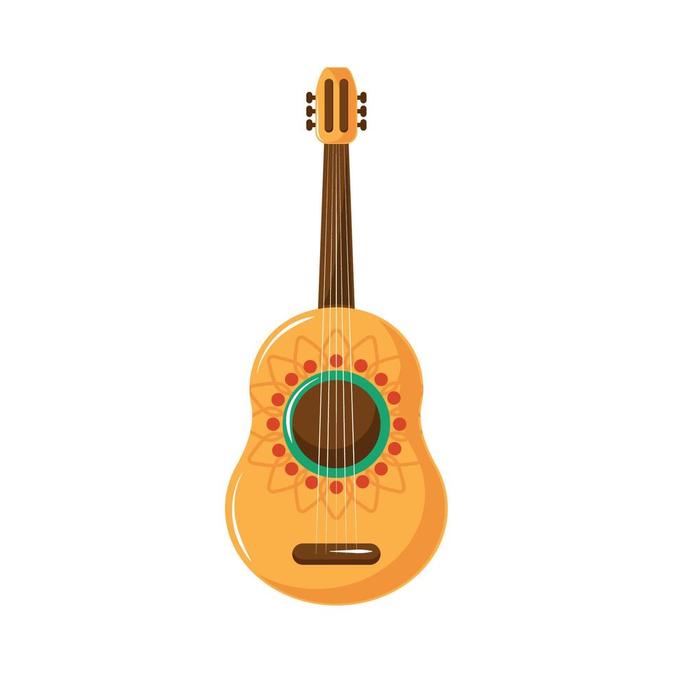 instrumento de guitarra mexicana vetor