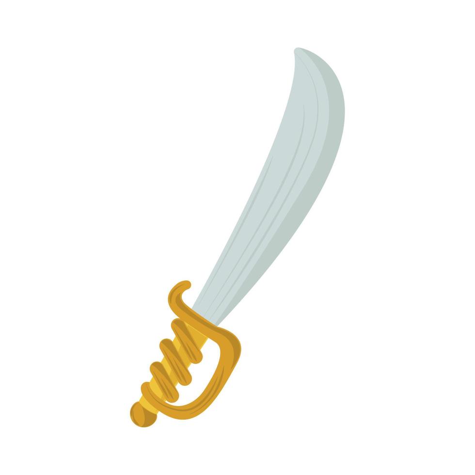 ícone de espada antiga vetor