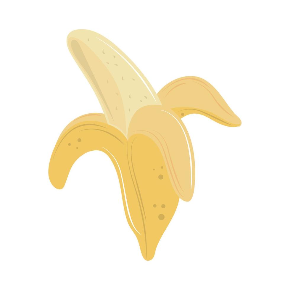 ícone de desenho animado de banana vetor