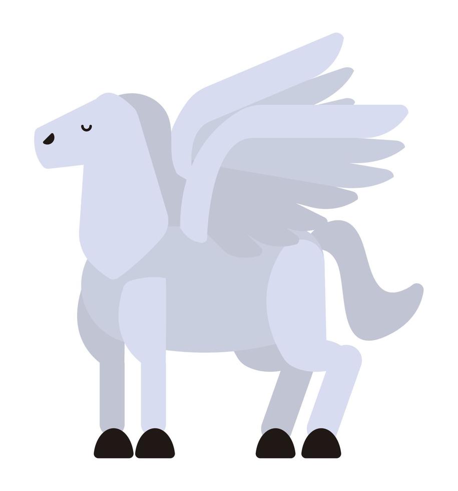 personagem de criatura fantástica pegasus vetor