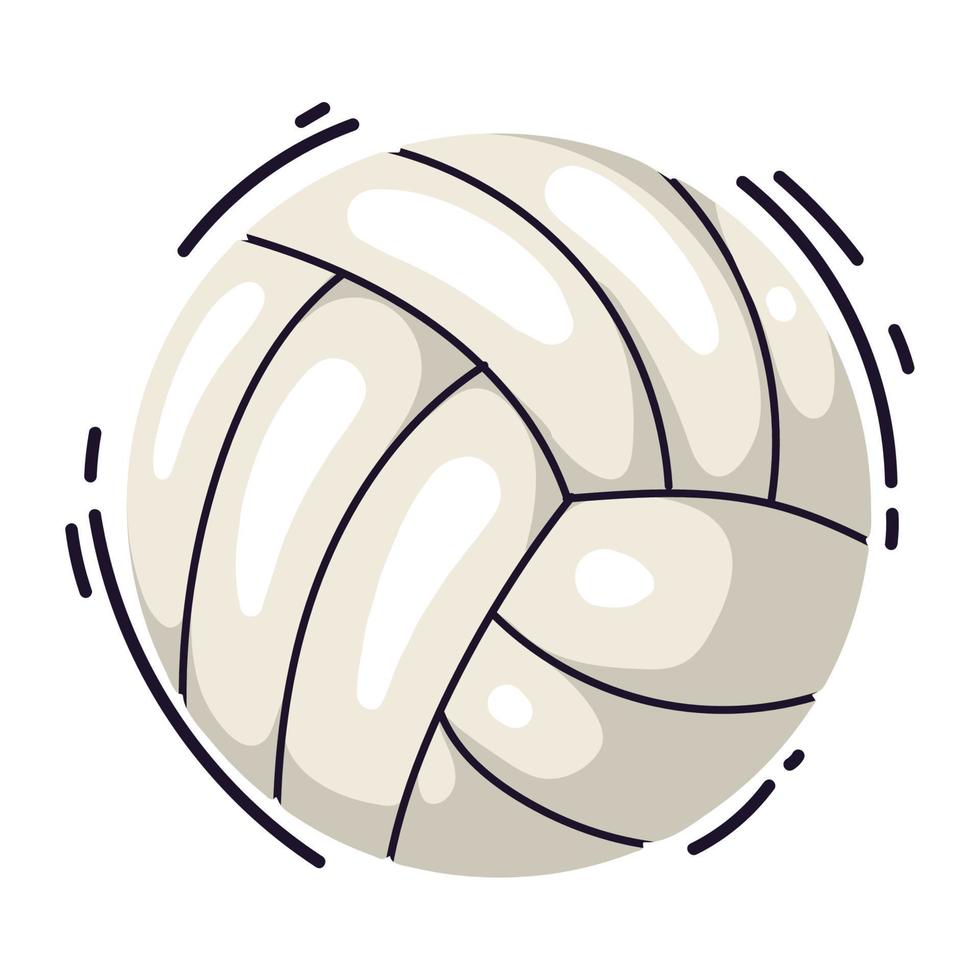 balão de esporte de vôlei vetor