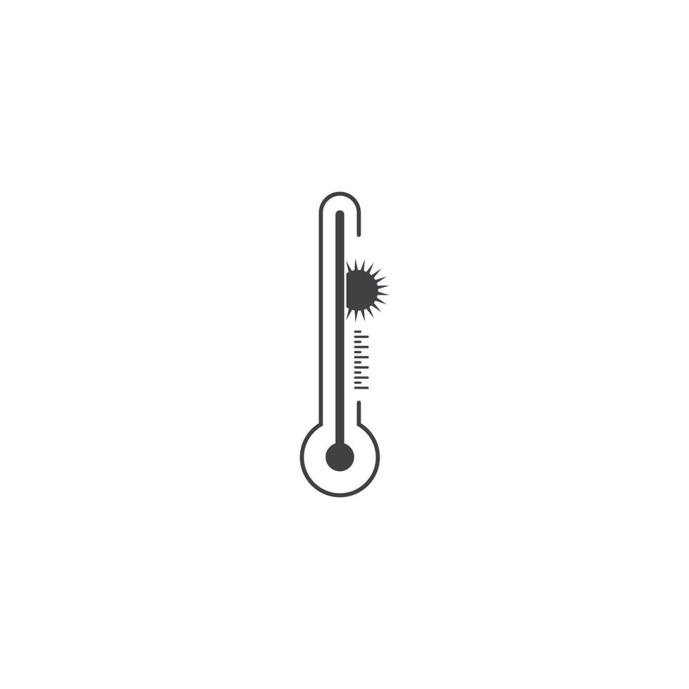 vetor de ícone de termômetro vetor de ícone de termômetro