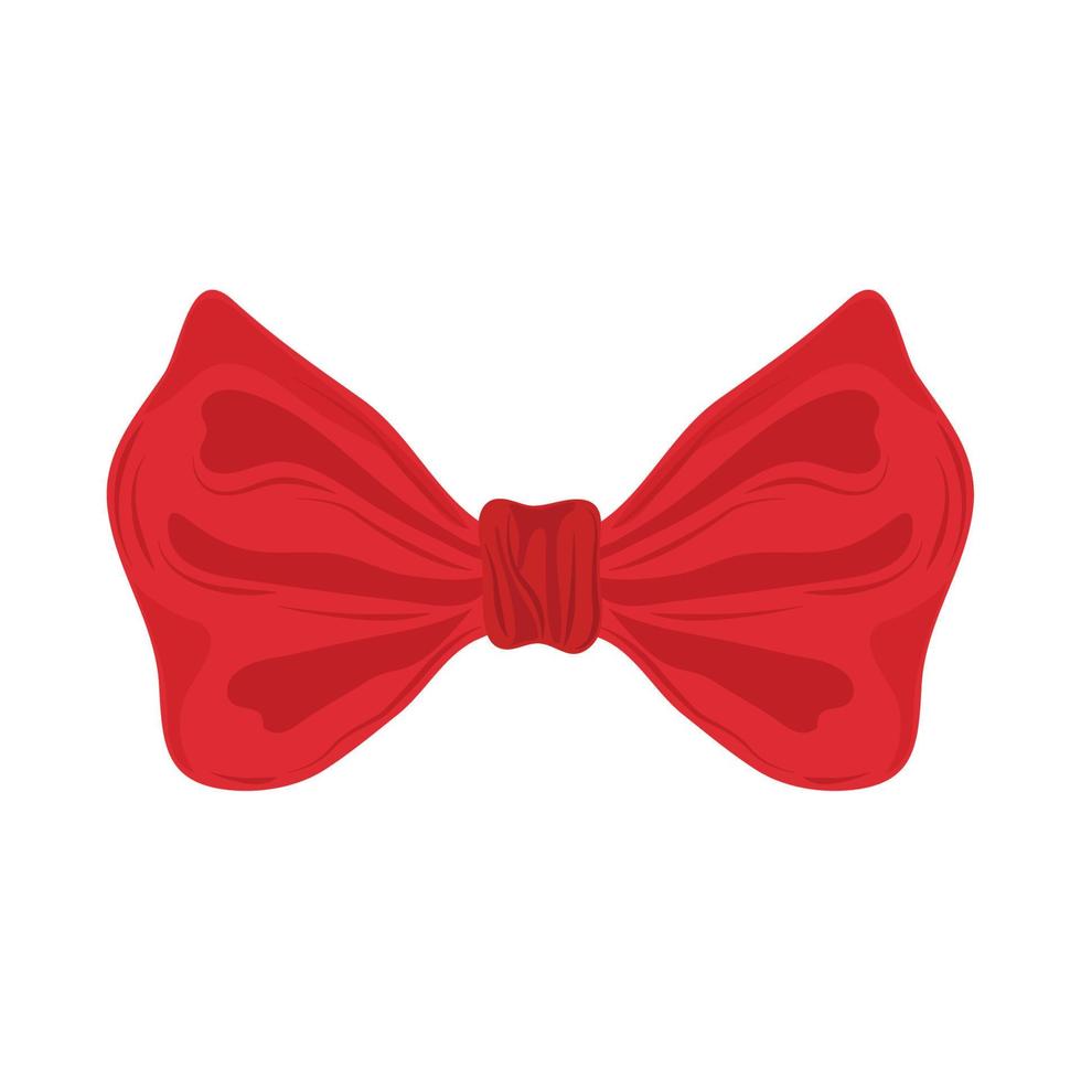 gravata borboleta vermelha vetor
