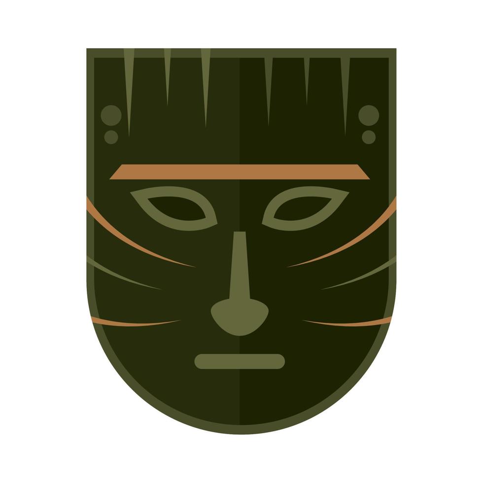 máscara afro tradicional vetor