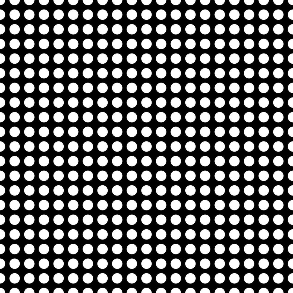 padrão preto e branco com pontos vetor