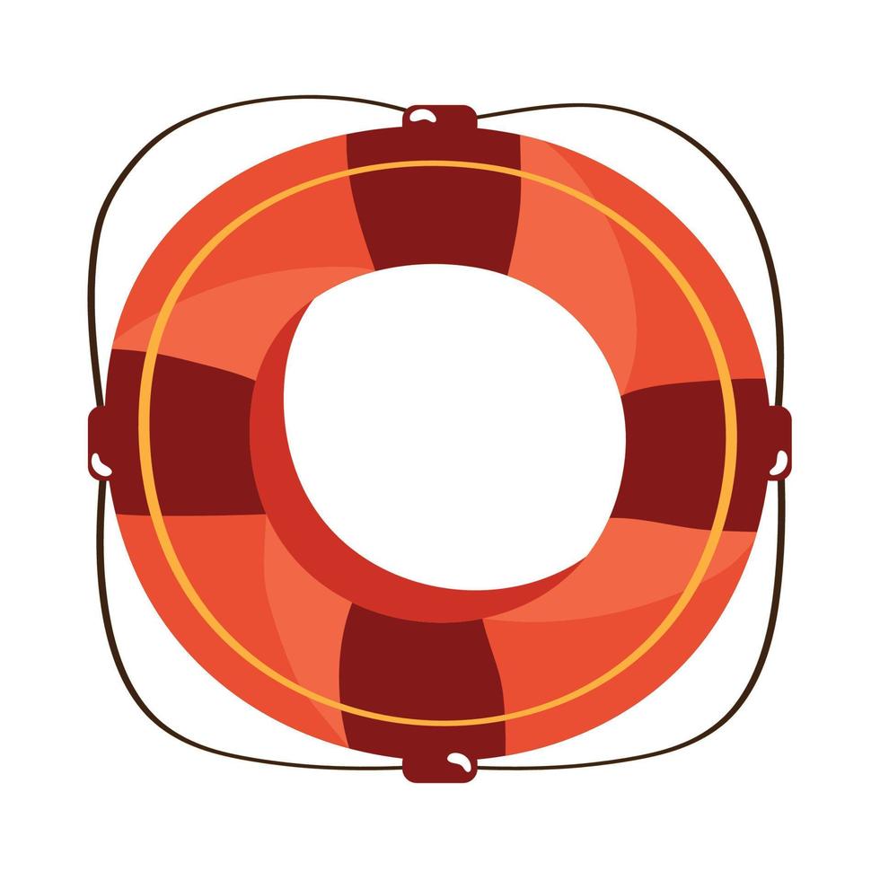 anel de flutuador salva-vidas vetor