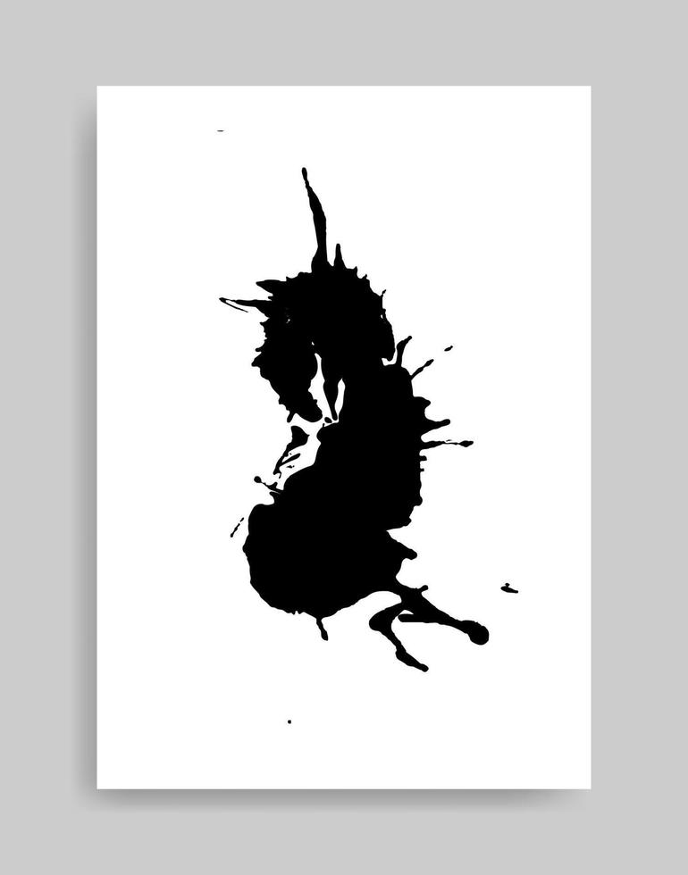 fundo preto. estilo minimalista de ilustração abstrata para pôster, capa de livro, folheto, folheto, logotipo. vetor