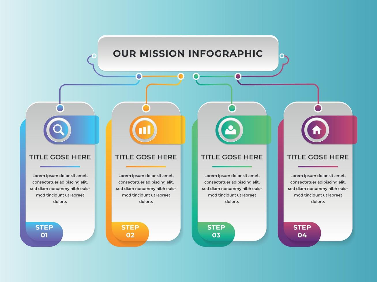 modelo de design de vetor 3d abstrato de infográficos de apresentação de negócios. pode ser usado para layout de fluxo de trabalho, diagrama, relatório anual, web design, banner criativo, vetor de rótulo