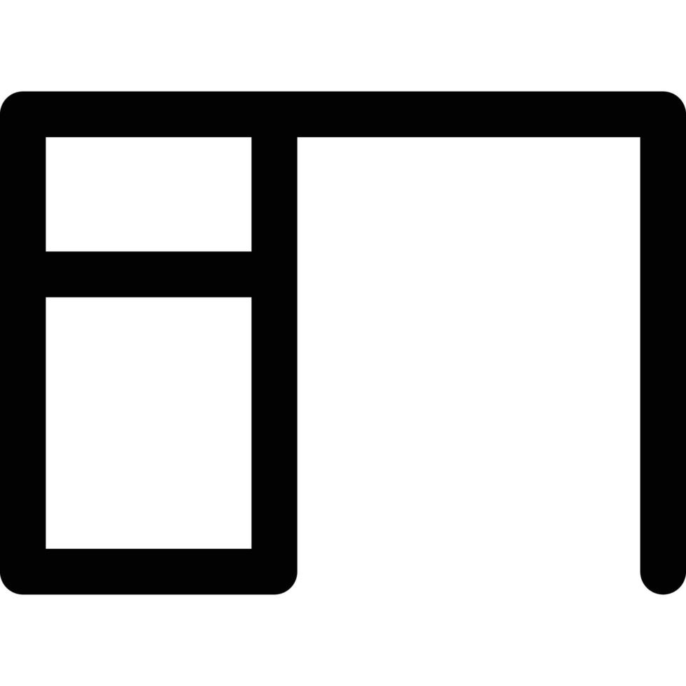 ícone de tabela de tema de computador e hardware vetor