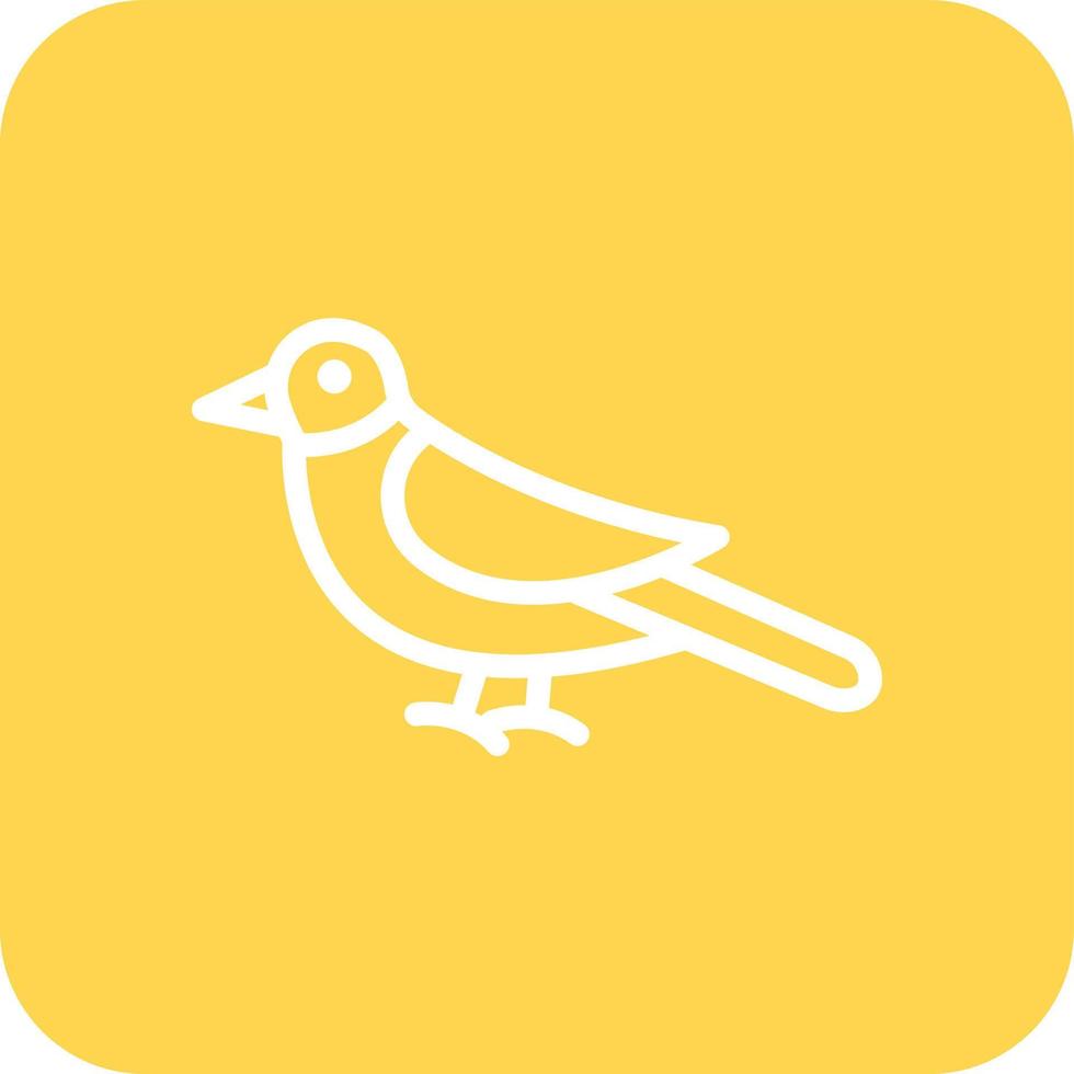 ilustração de design de ícone de vetor de pássaro