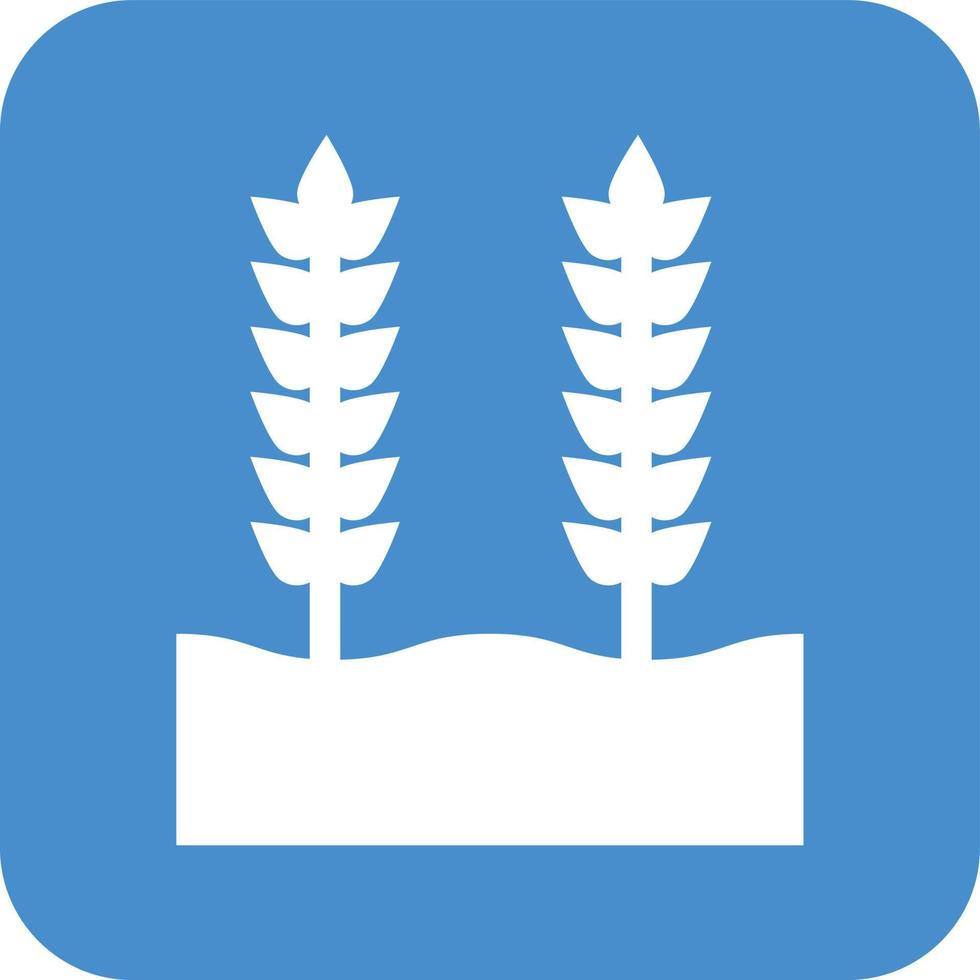 ilustração de design de ícone de vetor de grão de trigo