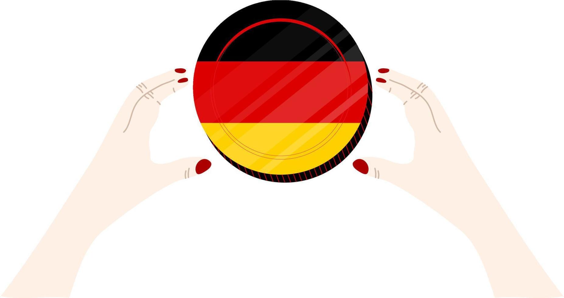 bandeira alemã vetor bandeira desenhada à mão,eur bandeira desenhada à mão