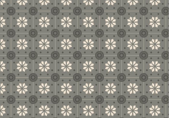 Vetor de padrão de mosaico cinza