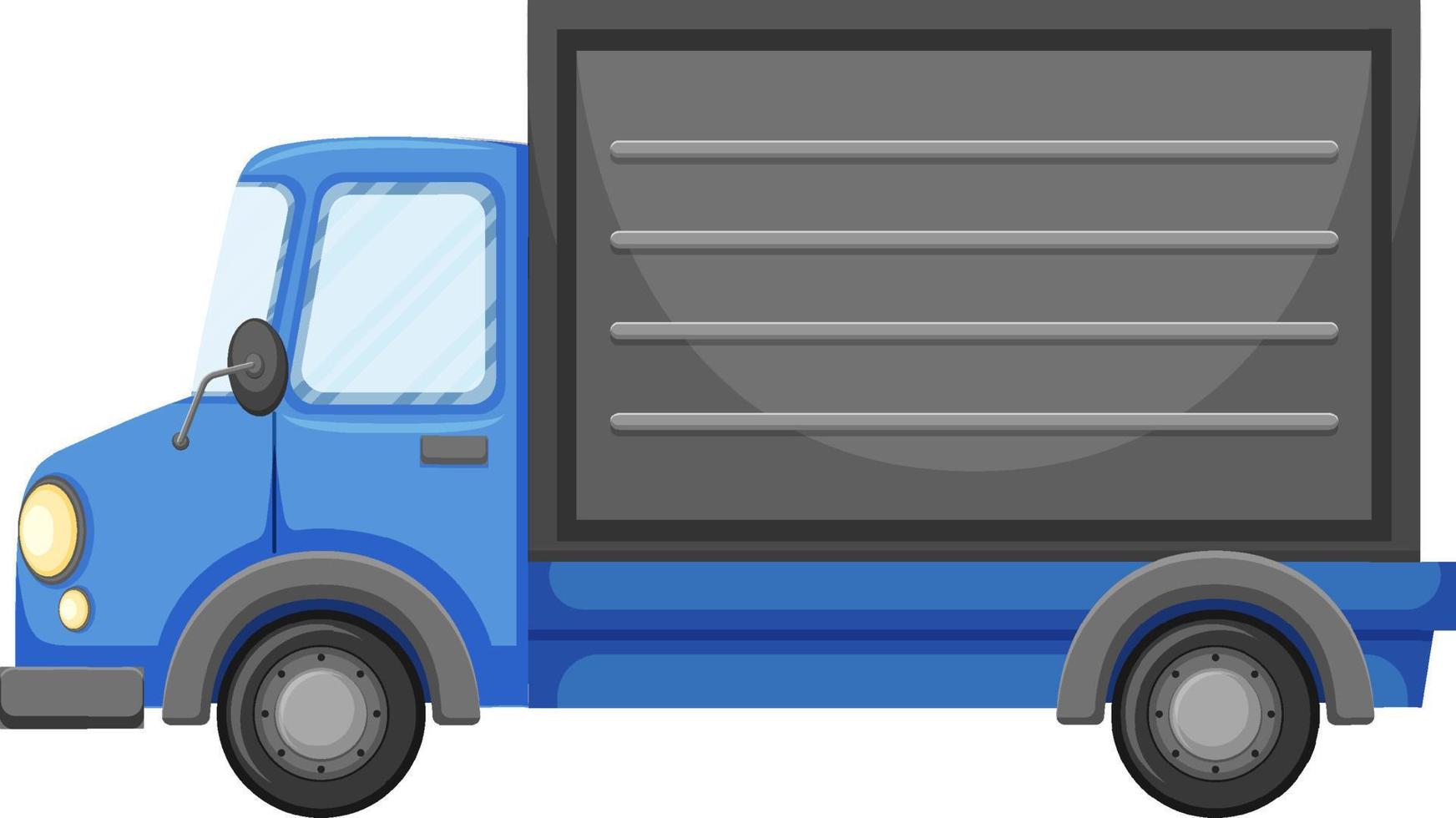 caminhão de entrega em estilo cartoon vetor