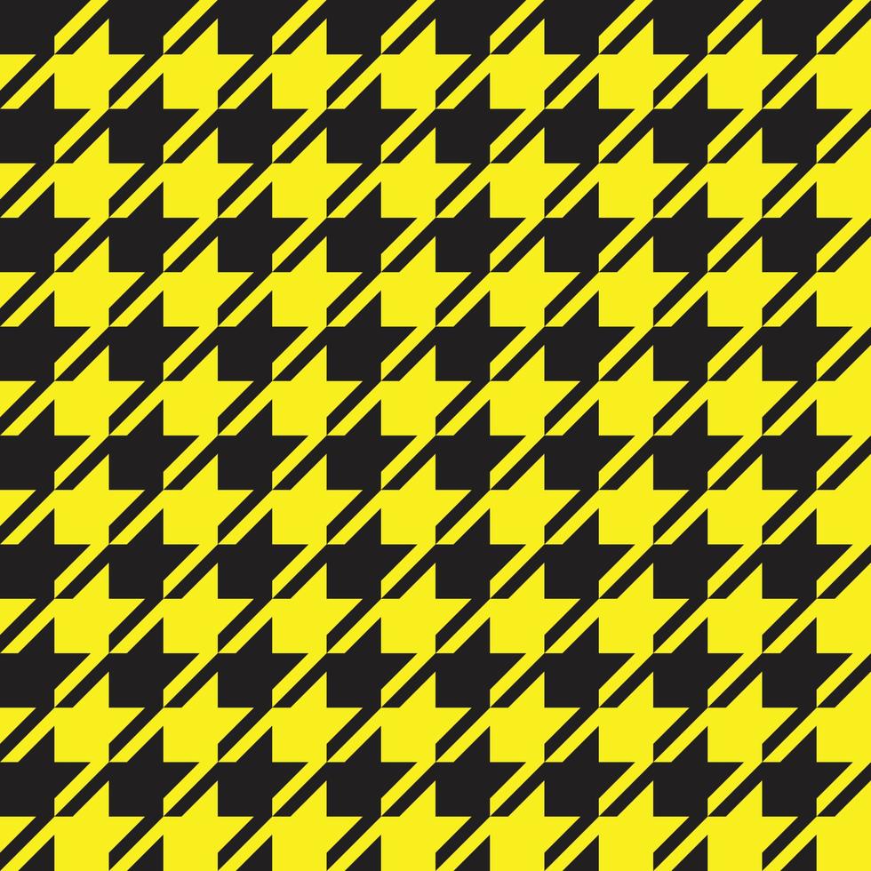 padrão sem emenda de vetor houndstooth. fundo de cachorro