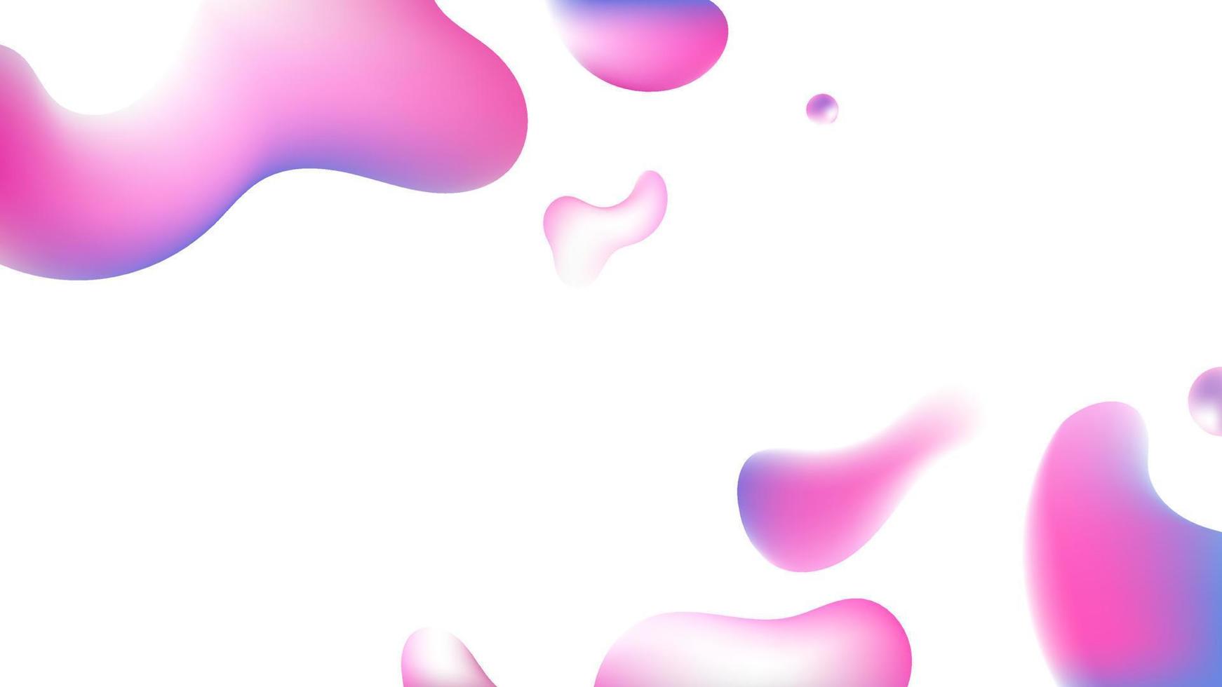 fluxo líquido pastel 3d neon lava lâmpada vector fundo branco geométrico para banner, cartão, design de interface do usuário ou papel de parede. bolha de malha de gradiente na forma de uma gota de onda. formas abstratas coloridas fluidas.