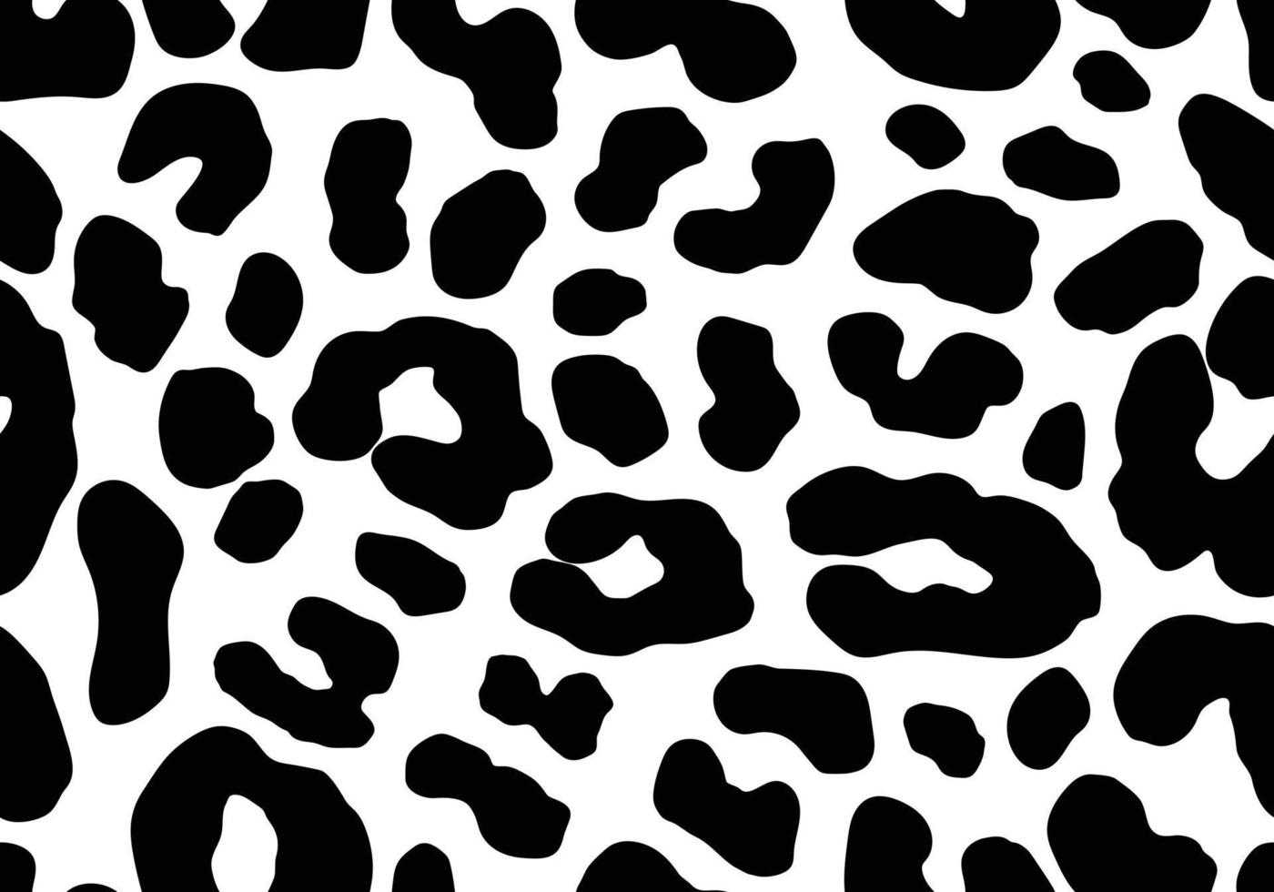 animal de padrão de impressão de leopardo preto de vetor sem costura. resumo de pele de leopardo para impressão, corte e artesanato ideal para canecas, adesivos, estênceis, web, capa. adesivos de parede, decoração de casa e muito mais.