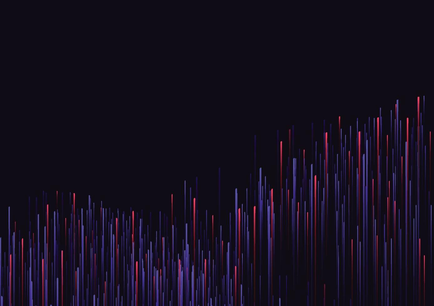 linhas de velocidade de dados compostas de incandescência. fundo futuro de tecnologia abstrata. fundo vetorial vetor