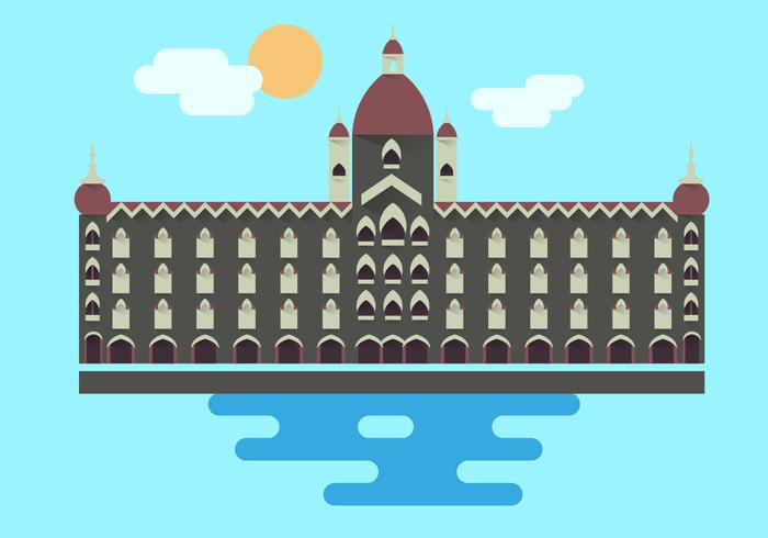 Vetor de ilustração do monumento de Mumbai