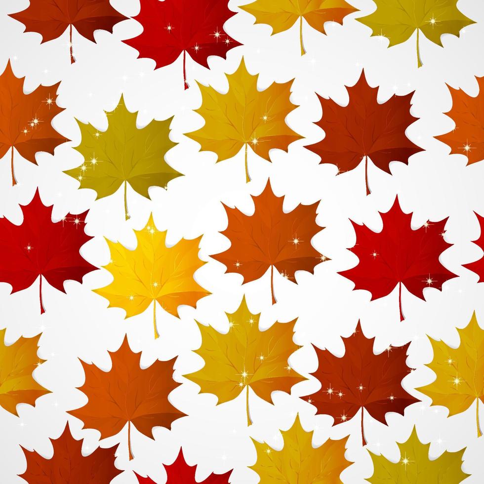 abstrato com folhas coloridas de outono. vetor