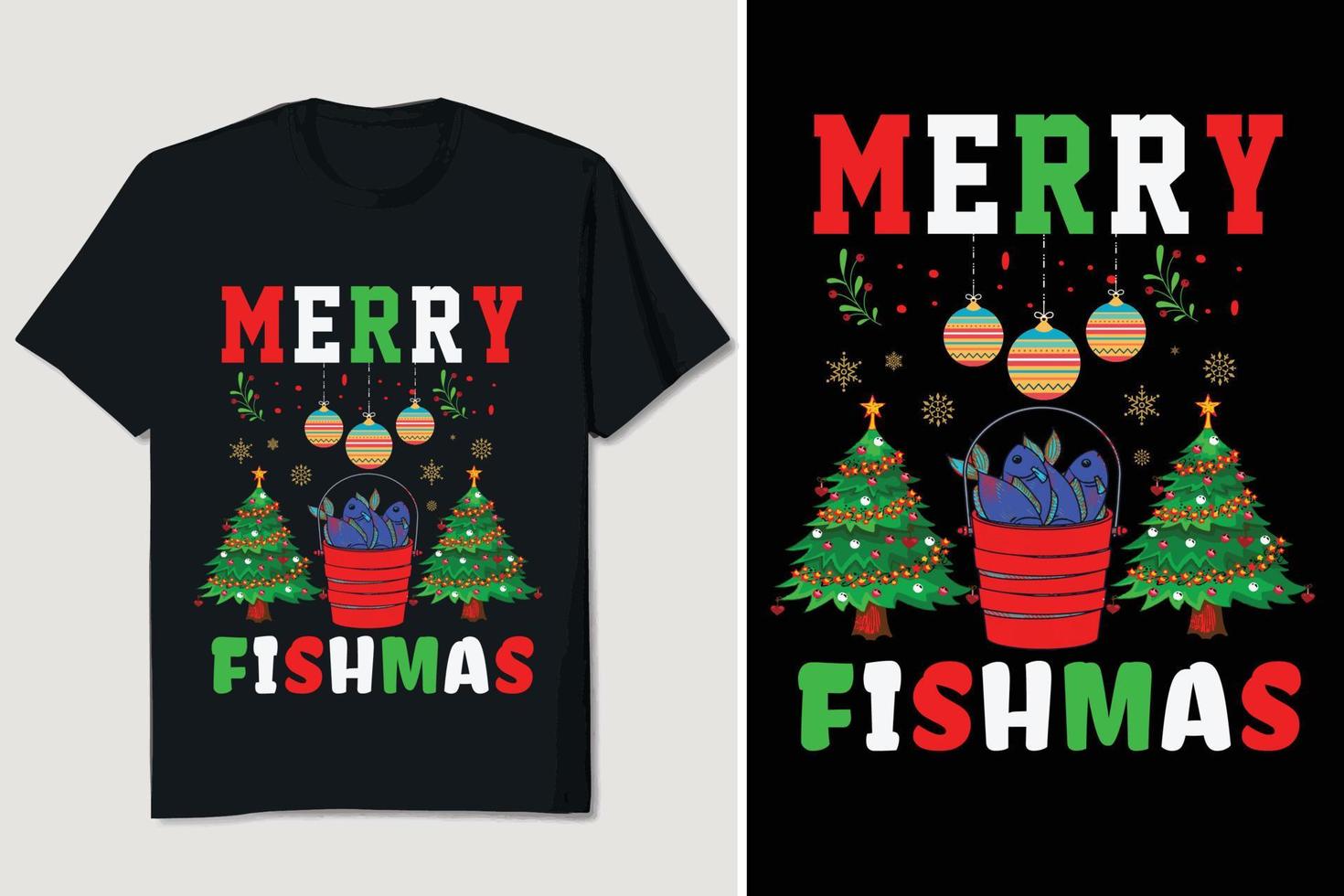 design de camiseta de natal vetor