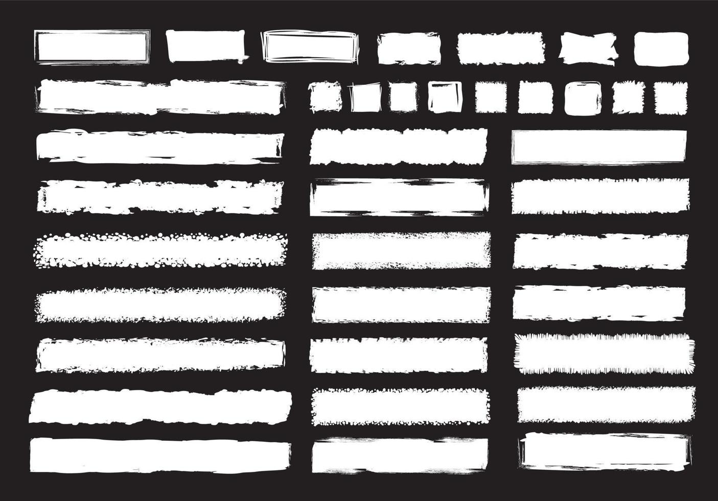 coleção de manchas quadradas de texturização vetor