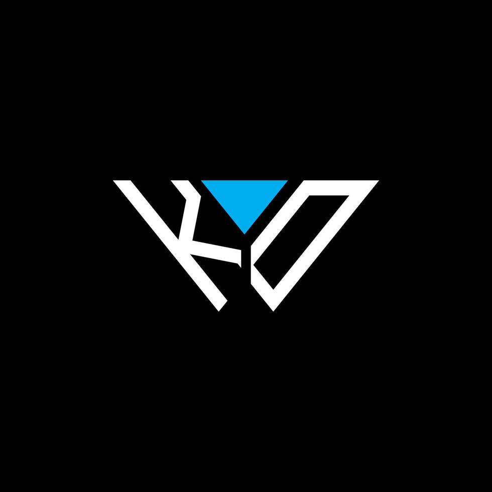 design criativo do logotipo da letra kd com gráfico vetorial, design de logotipo simples e moderno abc. vetor