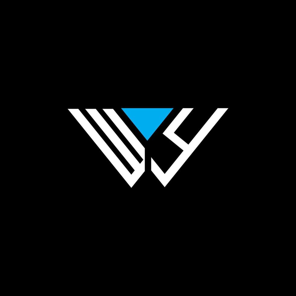 design criativo do logotipo da letra wy com gráfico vetorial, logotipo wy simples e moderno. vetor