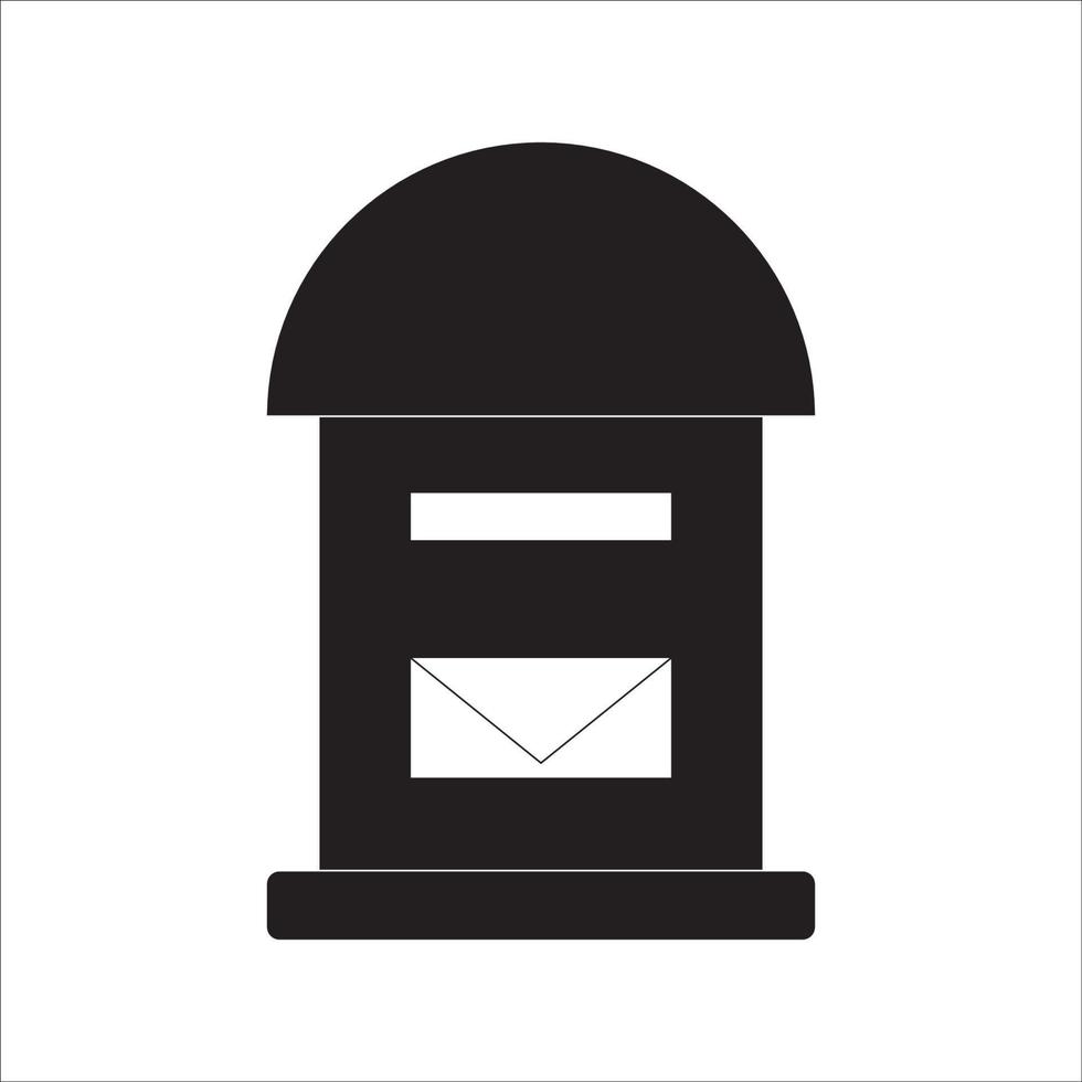 design de vetor de logotipo de ícone de caixa de correio