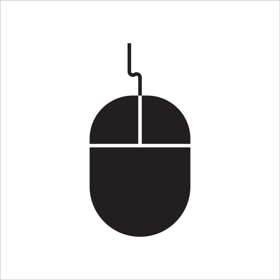 design de vetor de logotipo de ícone de mouse