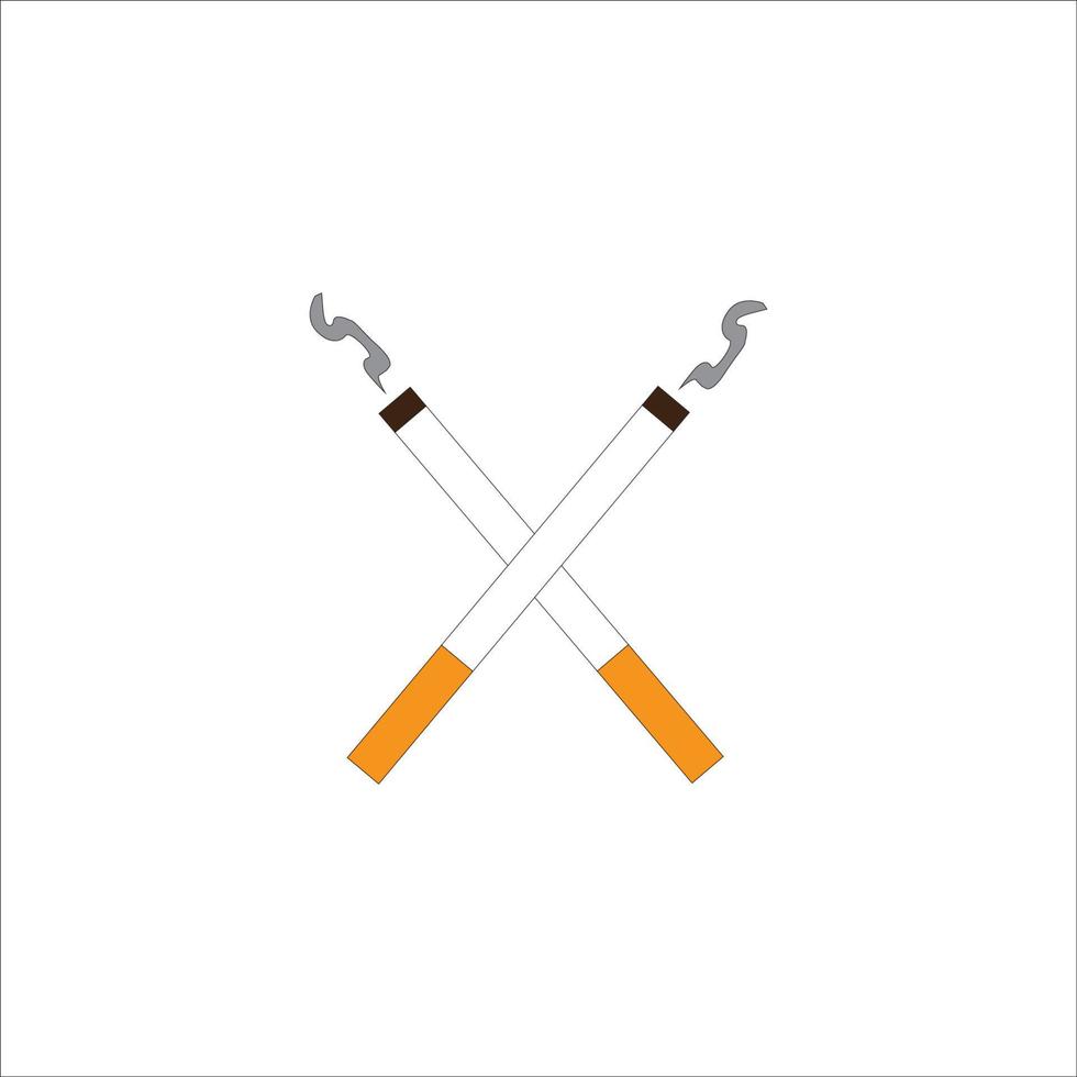 design de vetor de logotipo de ícone de gota de fumar