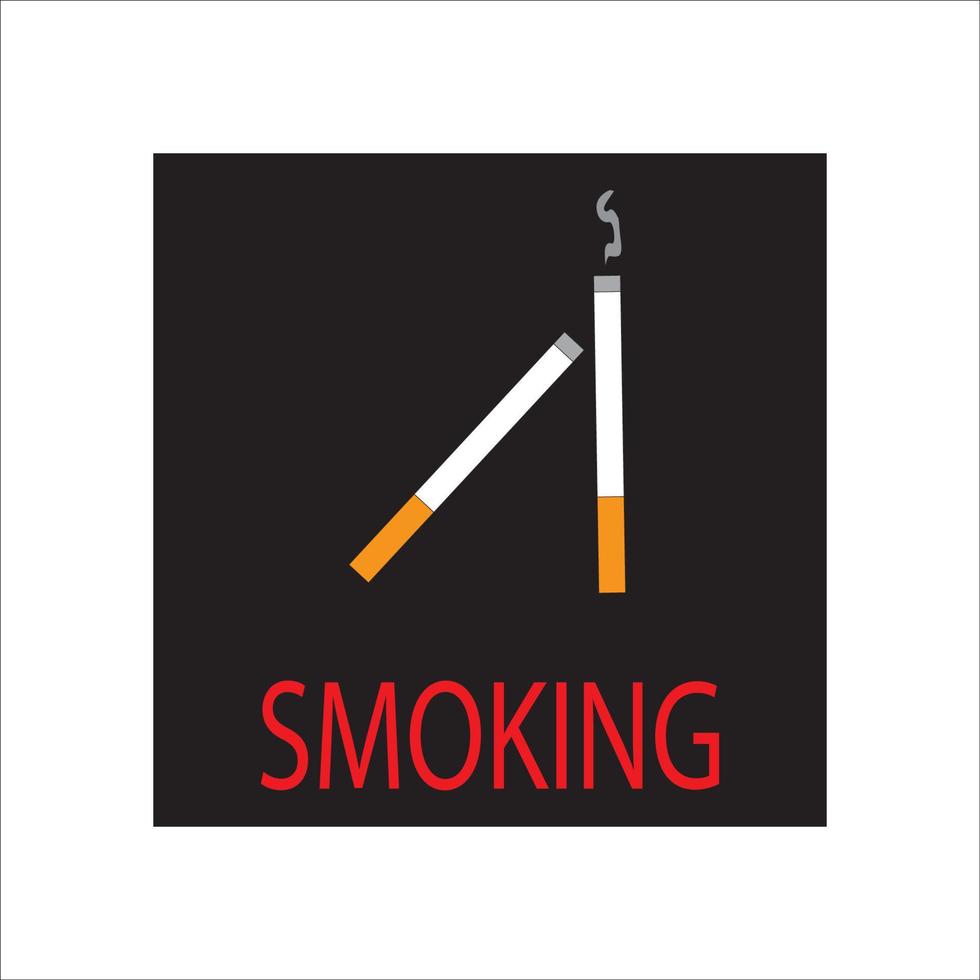 design de vetor de logotipo de ícone de gota de fumar