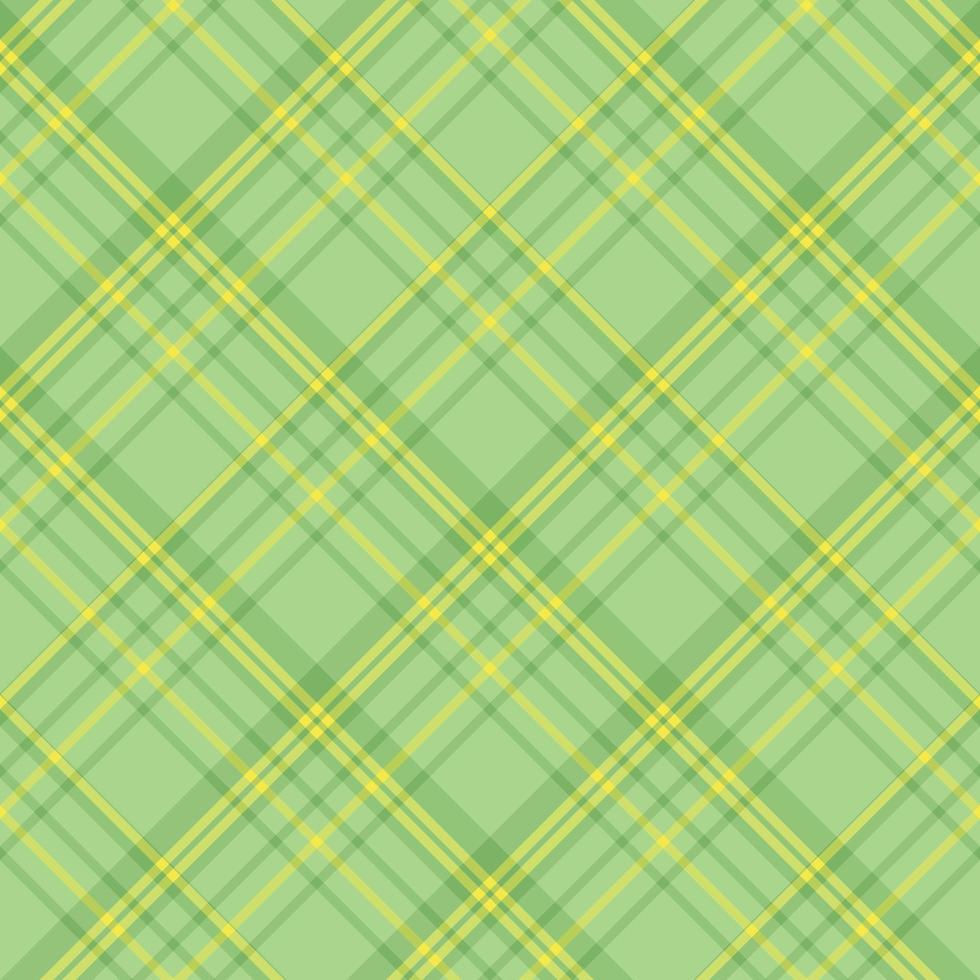 padrão sem costura em cores de cores verdes e amarelas agradáveis para xadrez, tecido, têxtil, roupas, toalha de mesa e outras coisas. imagem vetorial. 2 vetor