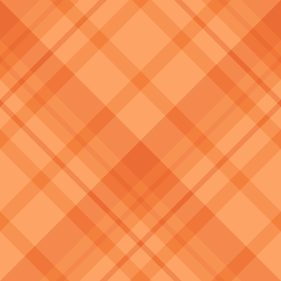 padrão sem costura em magníficas cores laranja para xadrez, tecido, têxtil, roupas, toalha de mesa e outras coisas. imagem vetorial. 2 vetor